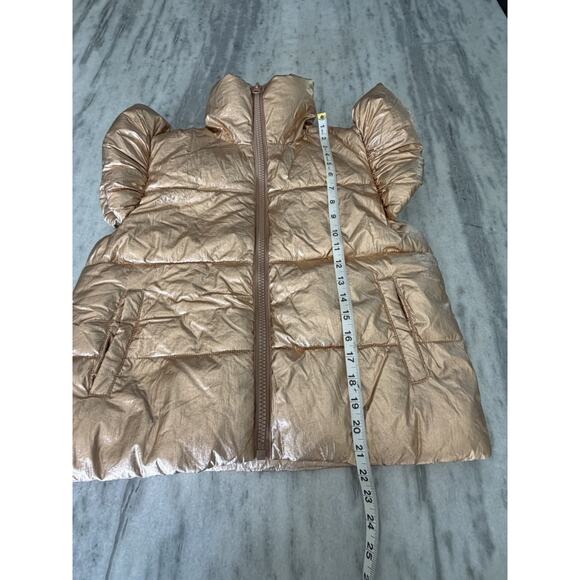 Simply Southern Gold Metallic Puffer Vest Size XS/S Futuristic Space Age NWT - Picture 6 of 6